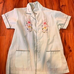 VINTAGE Light Blue Short Sleeve Shirt